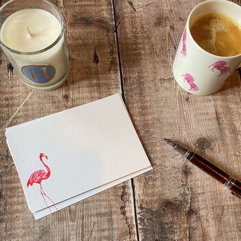 Flamingo Notecards, 3 of 5