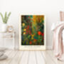 Gustav Klimt Forest Flowers Art Print, thumbnail 3 of 3