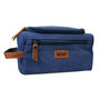 Personalised Jetsetter Blue Denim Wash Bag, thumbnail 4 of 4