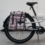 Tartan Eco Rolltop Backpack And Pannier, thumbnail 1 of 6