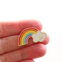 Rainbow Enamel Pin Badge, thumbnail 4 of 6