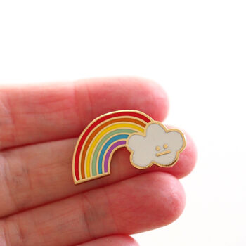Rainbow Enamel Pin Badge, 4 of 6