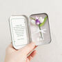Bunch Of Tulips Anniversary Keepsake In Mini Tin, thumbnail 1 of 5