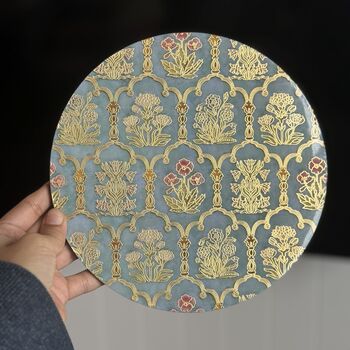 Floral Print Heat Resistant Trivet: Indian Inspired Kitchen Decor, 3 of 12
