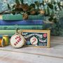 Sugar, Spice, And All Things Nice! Christmas Mini Matchbox Cross Stitch Kit, thumbnail 1 of 5