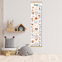 Personalised Abstract Animal Fun Height Chart, thumbnail 1 of 4
