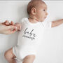 Personalised Surname Baby Announcement Bodysuit, thumbnail 1 of 4