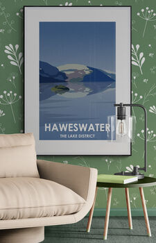 Haweswater The Lake District Landscape Art Print, 4 of 4