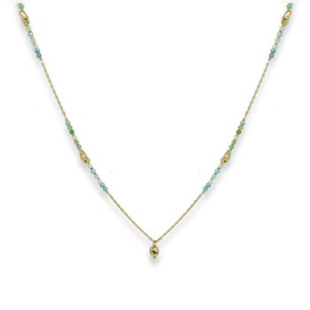 Ziva Multi Gem Pebble Necklace, 2 of 5