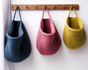 Crochet Wall Hanging Basket, 5 of 11