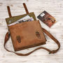 Personalised Leather Satchel Messenger Bag, thumbnail 7 of 12