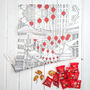 Lunar New Year China Town Linen Tea Towel, thumbnail 3 of 5