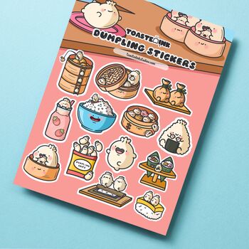 Dumpling Sticker Sheet | Cute Stickers, 5 of 5