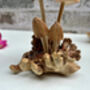 Handcrafted Mushrooms Sculpture On Natural Teak Root, thumbnail 6 of 8