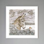 'Donkey And Robin' Print, thumbnail 1 of 3