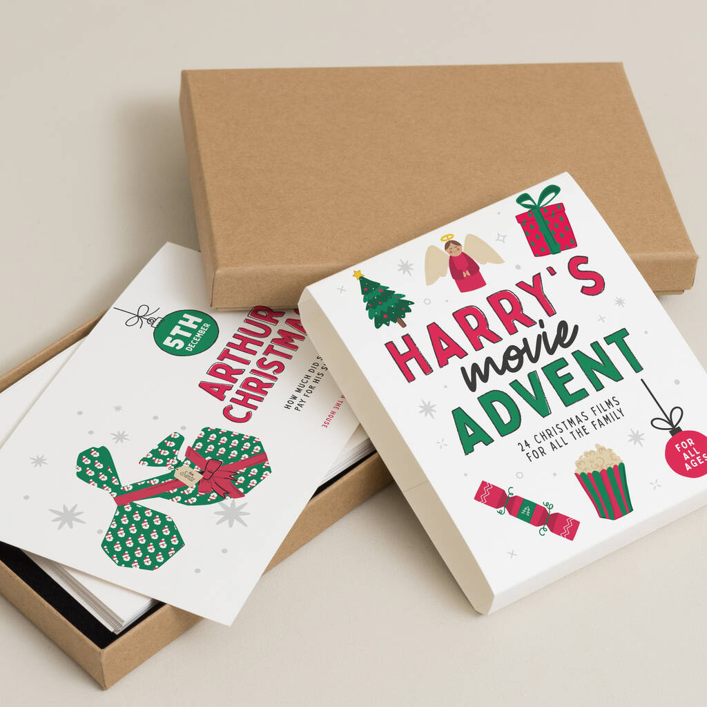 Movie Christmas Advent Calendar By Twist Stationery Movie Christmas Advent Calendar By Twist Stationery