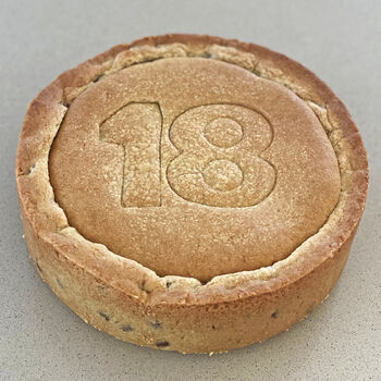 Birthday/Anniversary Cookie Pie With Stamped Number, 7 of 9