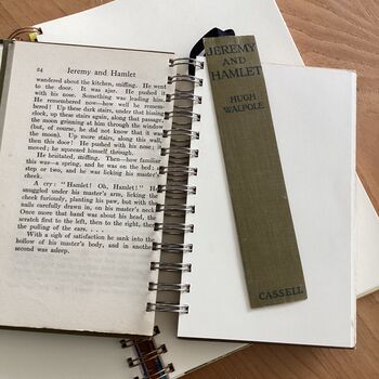 'Jeremy And Hamlet' Upcycled Notebook, 2 of 5