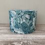 William Morris Acanthus Teal Drum Lampshades, thumbnail 6 of 10