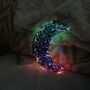 Rainbow Ombre Personalised LED Hanging Moon Light, thumbnail 9 of 12