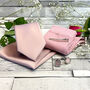Suede Pink Wedding Tie Set, thumbnail 1 of 10