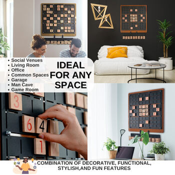 Sudoku Metal Wall Art Wall Games, 7 of 8