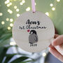 Penguin Baby First Christmas Tree Decoration, thumbnail 6 of 8