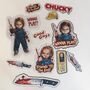Horror Doll Edible Cake Toppers – 12pc Precut Floss Top, thumbnail 4 of 5