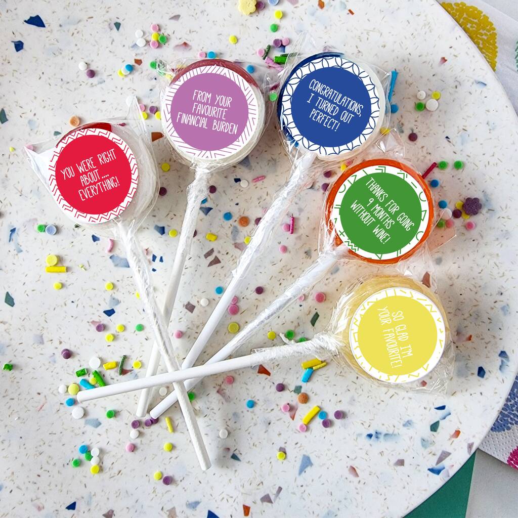 Cheeky Mother's Day Small Lollipop Set, 1 of 4