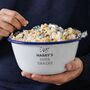 Personalised Sofa Snacks Enamel Bowl, thumbnail 1 of 9
