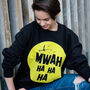 Witch’s Cackle Women’s Halloween Sweatshirt, thumbnail 3 of 4