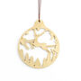 Handmade Brass Christmas Tree Decorations – The Festive Cheer Collection, thumbnail 11 of 11