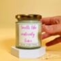Smells Like Maternity Candle For Colleague Pregnancy Gifts, thumbnail 1 of 4