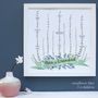 Personalised Growing Family Garden Framed Print, thumbnail 5 of 8