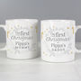 Personalised 'On Your First Christmas' Set Of Two Mugs, thumbnail 4 of 6