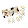 Personalised Wooden 'Paper Doll' Garland Craft Kit, thumbnail 2 of 12