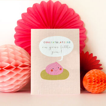 Mini Pink Iced Gem Card, 3 of 5