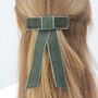 Velvet Hair Bow, thumbnail 3 of 10