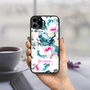 Watercolour Flowers iPhone Case Personalised, thumbnail 1 of 2