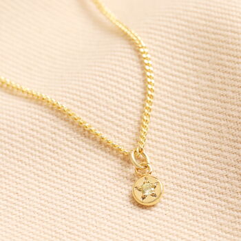 Personalised Delicate Birthstone Pendant Necklace, 2 of 6