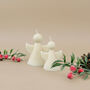 White Christmas Angel Candle And Christmas Decoration, thumbnail 2 of 11