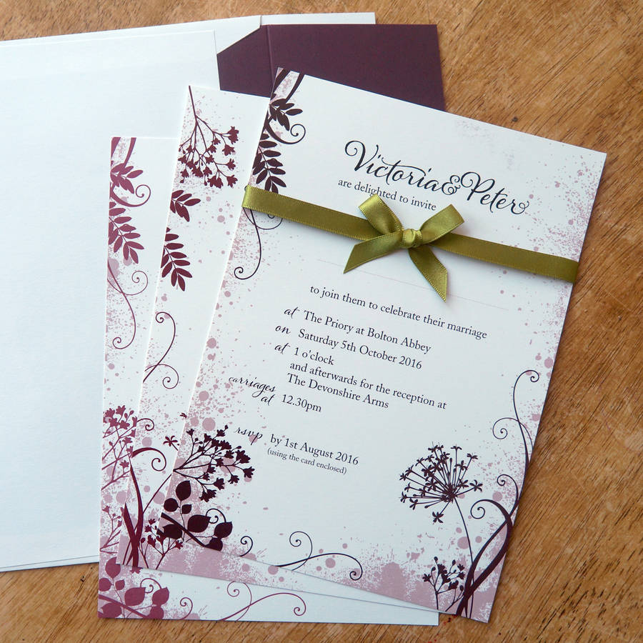 Country Meadow Wedding Stationery, 1 of 12