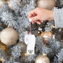 Funny Toilet Roll Christmas Tree Decoration, thumbnail 2 of 2