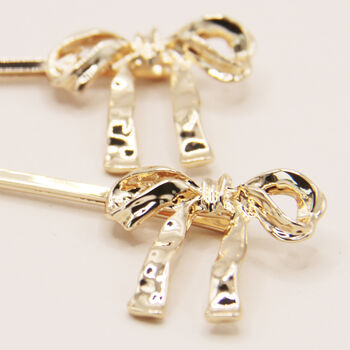 Set Of Two Bow Hair Slides, 4 of 5