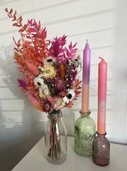 Tropical Vibe Dried Flower Posy With Jar, 9 of 9