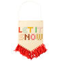 Embroidery Kit Wooden Board Let It Snow, thumbnail 4 of 6
