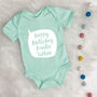 Personalised Happy Birthday Auntie Or Uncle Babygrow, thumbnail 3 of 10