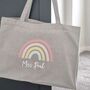 Personalised Rainbow Tote Bag, thumbnail 2 of 3
