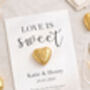 Wedding Favour Personalised Chocolate Love Is Sweet, thumbnail 9 of 9