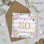 Milestone 80th Birthday Card, thumbnail 1 of 2